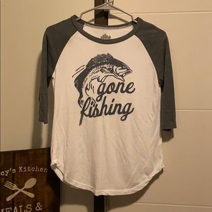 🌿 3/$20 🌿 Gone Fishing shirt